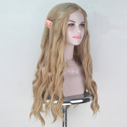 Hobbit Peluca Elf Queen Kellantril Con Orejas Cosplay Anime Pelucas