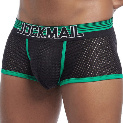 Boxer de ropa interior para hombre Boxers de malla transpirable