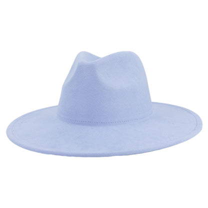 Suede Flat Edge Gentlemen's Hat