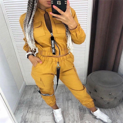 Two piece track suit