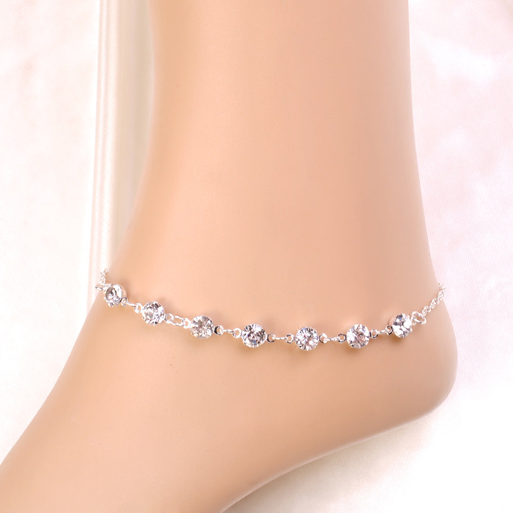 Bohemian Crystal Anklet