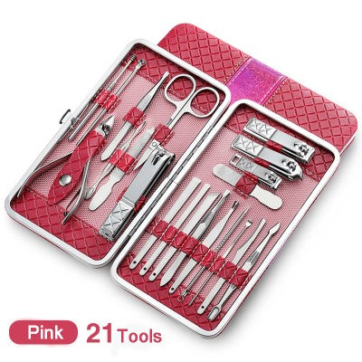 Nail manicure tool kit