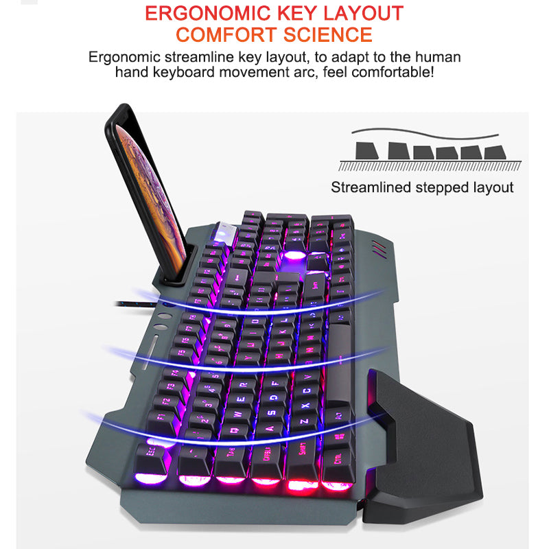 ErgonomicWired Gaming Keyboard