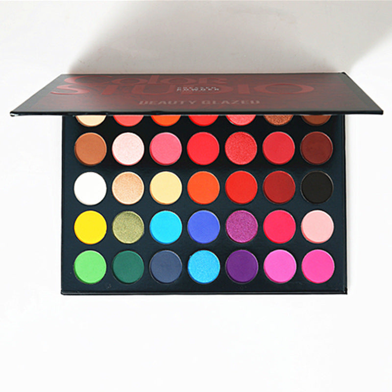 Beauty Glazed 35 Color Studio Sombra de ojos mate de alto brillo