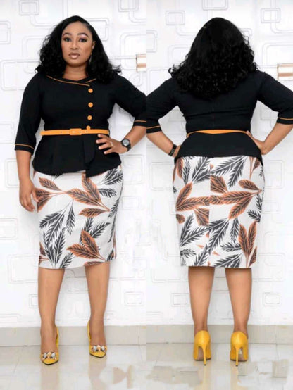 Thick Roman Loose Plus Size Dress