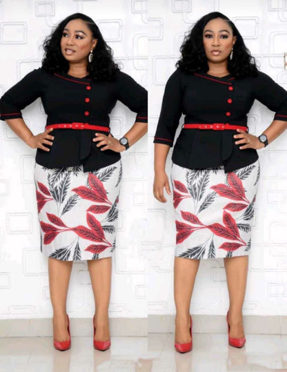 Thick Roman Loose Plus Size Dress