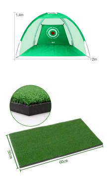 Golf Practice Net Tent Golf Hitting Cage Garden Grassland Practice Tent Golf Training Equipment Mesh Outdoor