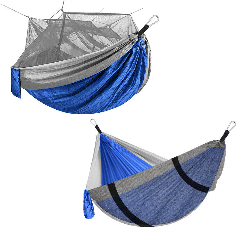 Hamaca para acampar al aire libre con mosquitera