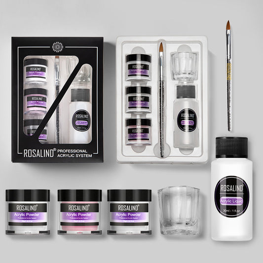 Nail Powder Acrylic System Kit Professional Nail Art Tool Set