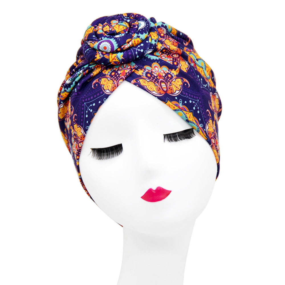 Popular Retro Turban Hats African Handmade