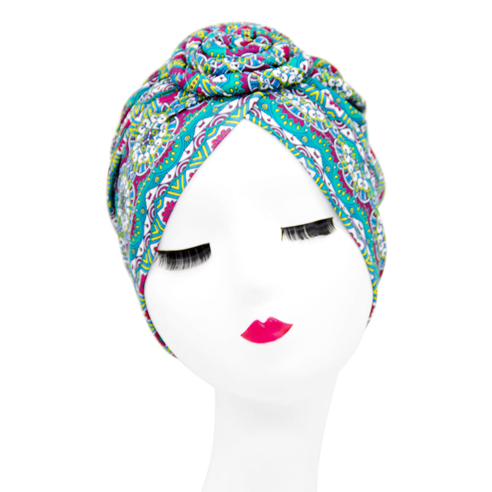 Popular Retro Turban Hats African Handmade