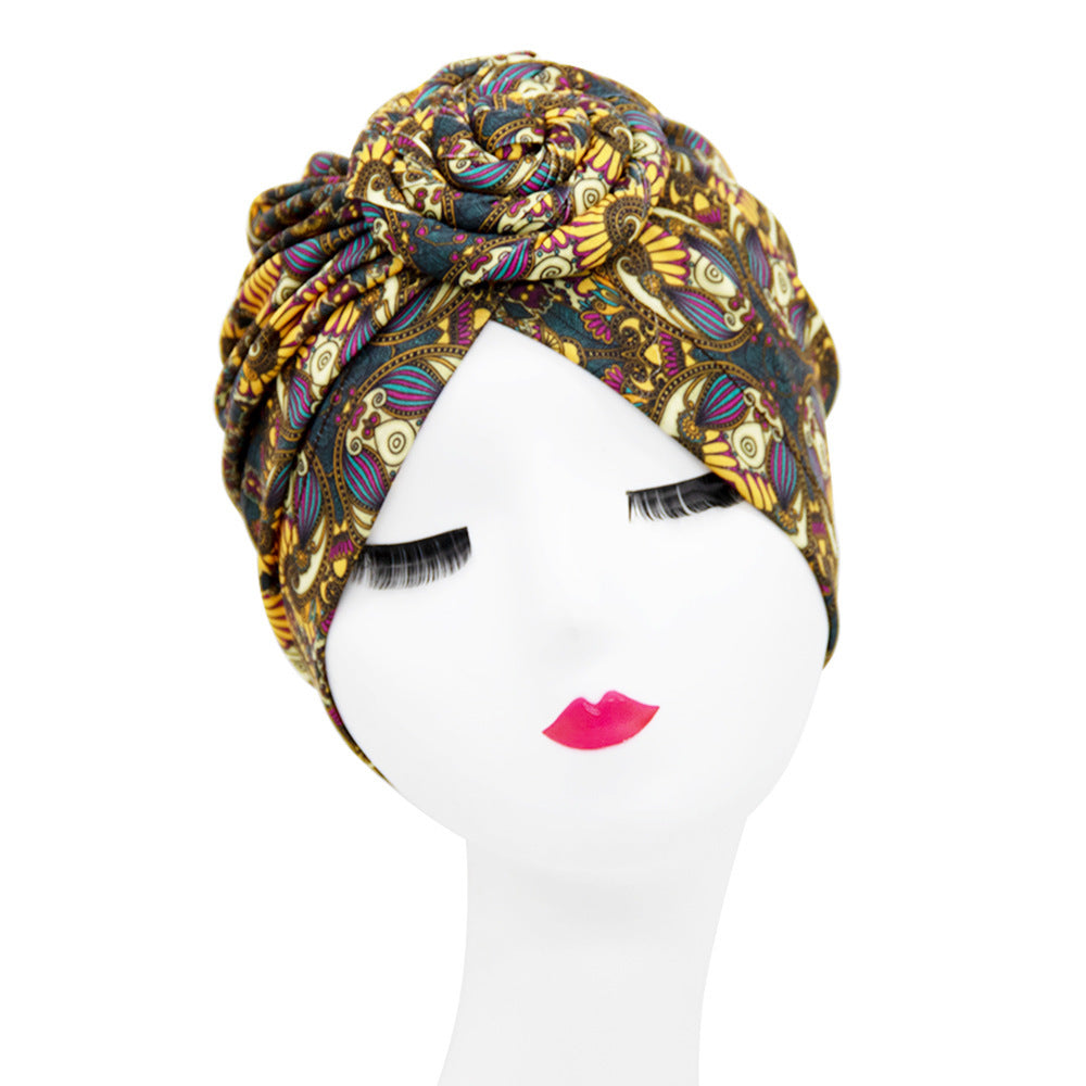 Popular Retro Turban Hats African Handmade