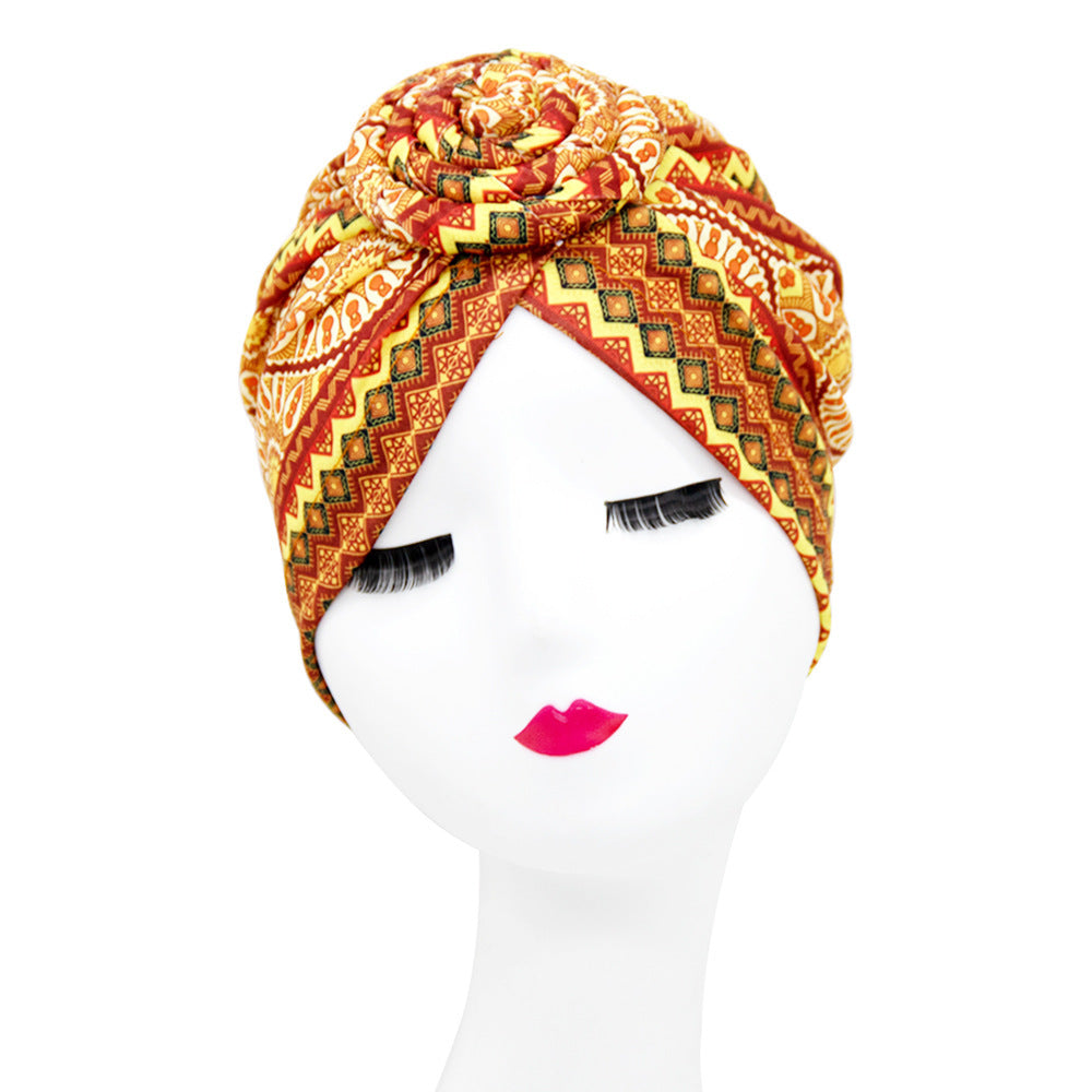 Popular Retro Turban Hats African Handmade