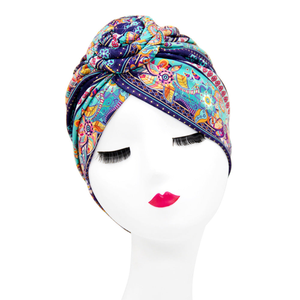 Popular Retro Turban Hats African Handmade