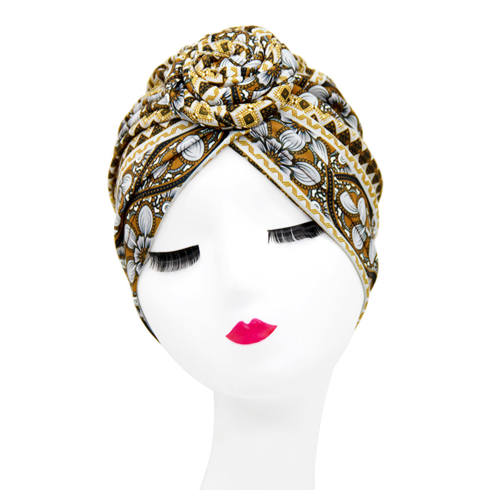 Popular Retro Turban Hats African Handmade