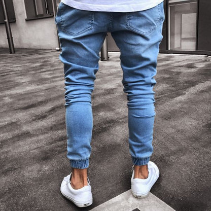 Men's Light Blue Skinny Jeans