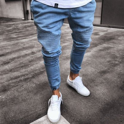 Men's Light Blue Skinny Jeans