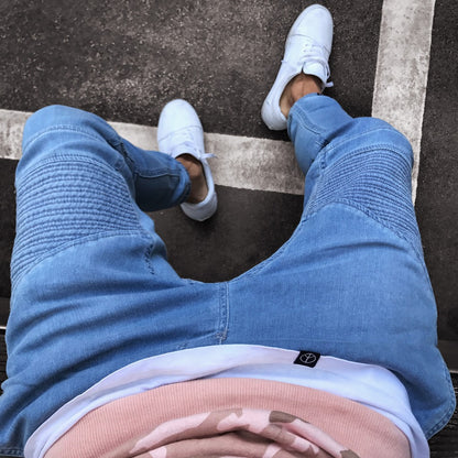 Men's Light Blue Skinny Jeans