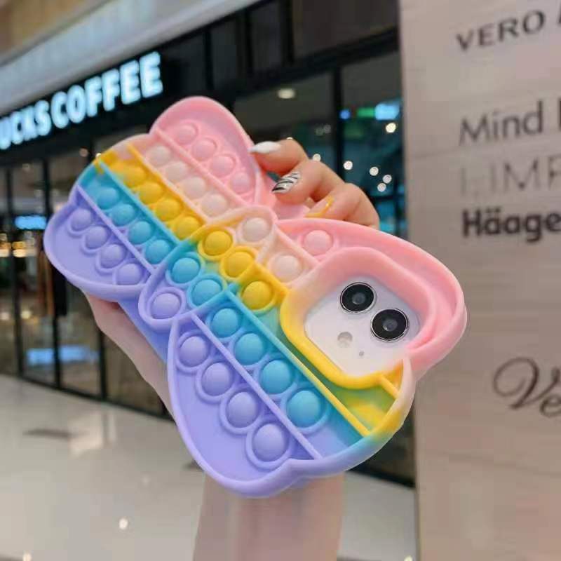 Funda para teléfono con burbujas