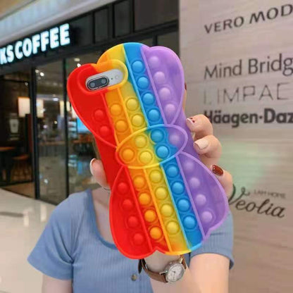 Funda para teléfono con burbujas