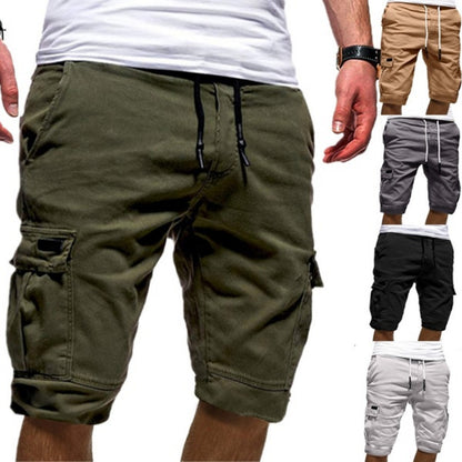 Men Jogger Sports Cargo Shorts