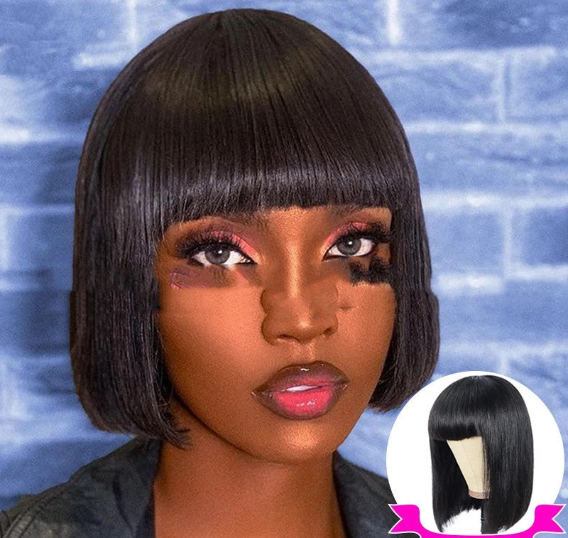 Short Straight Bob Wig