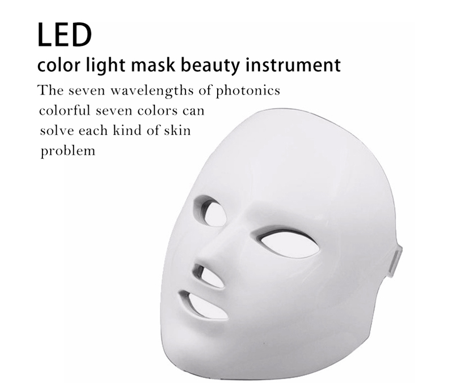 Máscara de belleza facial LED