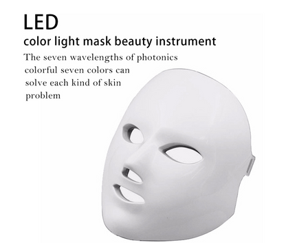 Máscara de belleza facial LED