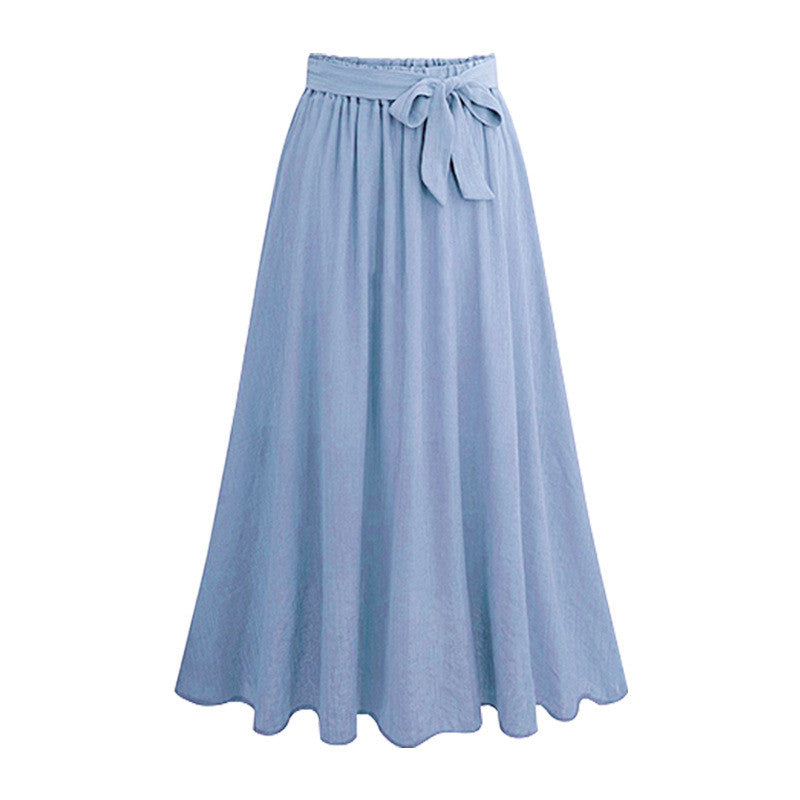 Plus size women's ruffle skirt