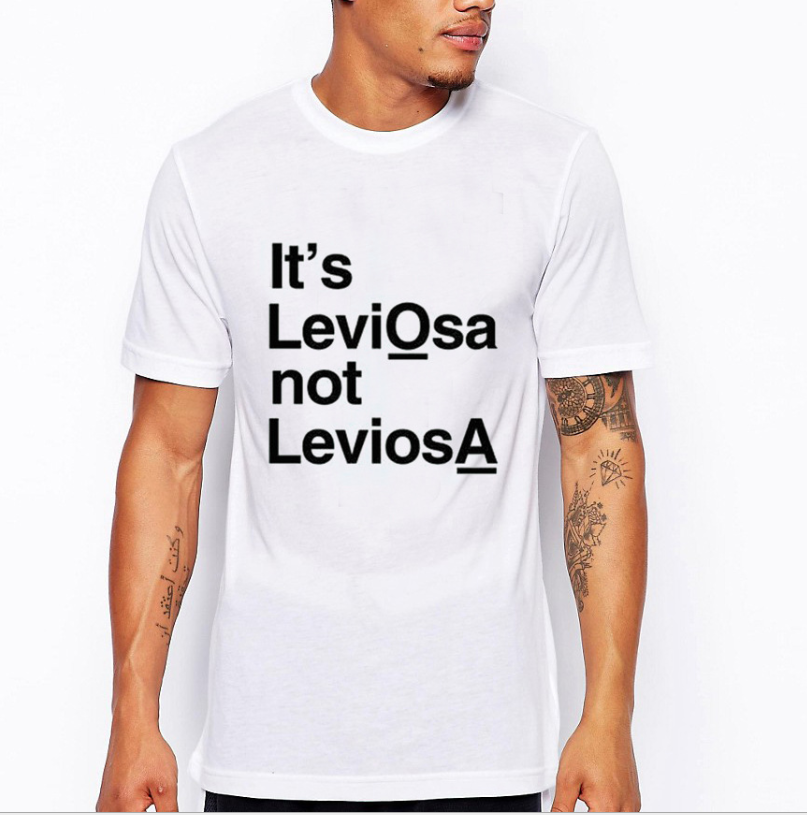 It's leviosas T-shirt