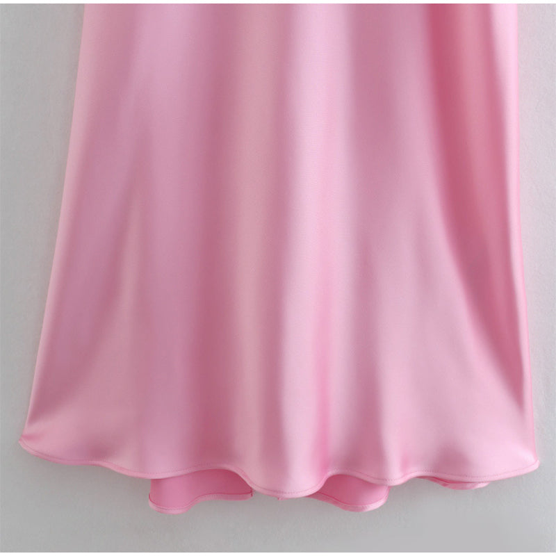 Camis Satin Long Dress