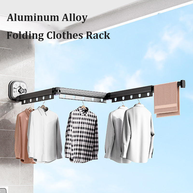 Suction Cup Folding Clothes Hanger