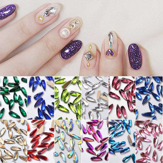 10Pcs 3D Nail Art Rhinestones