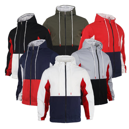 Casual Polo Double-layer Hooded Jacket