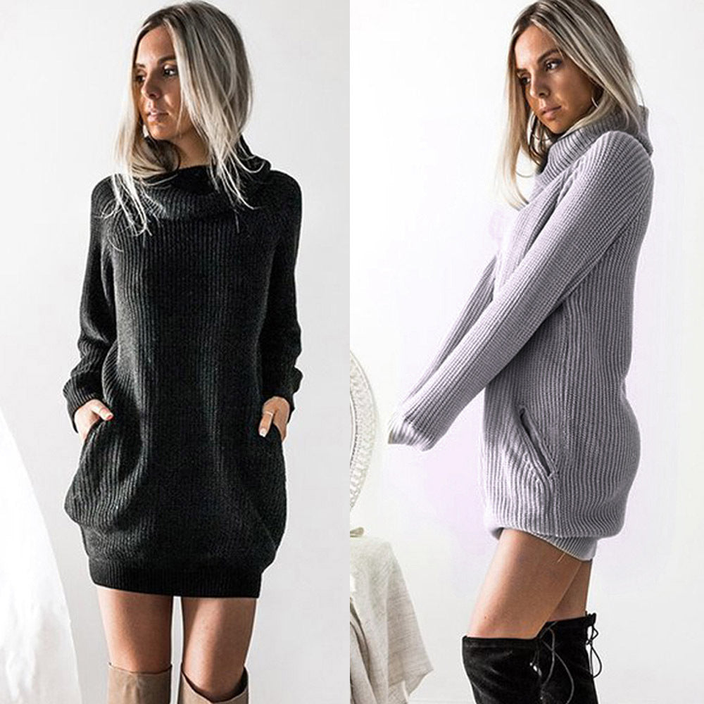 Loose Sweater Dress