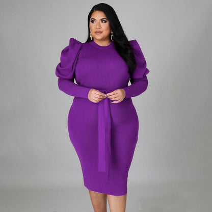 Slim Fit Plus Size Dress