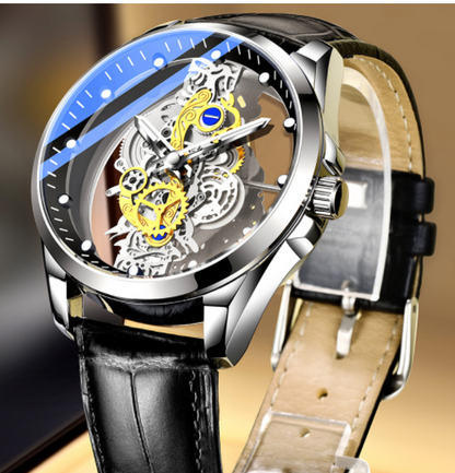 Luxury Skeleton Automatic Quartz Watch