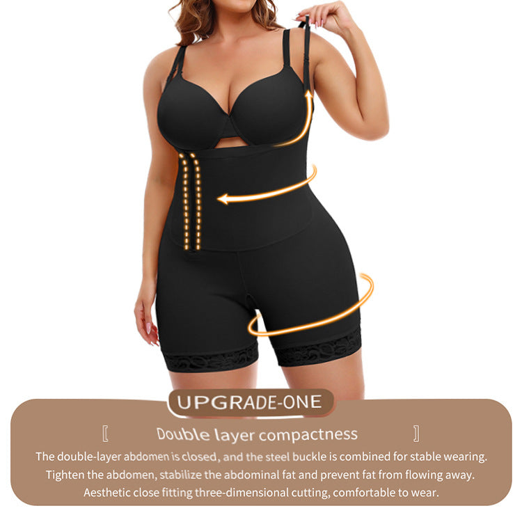 One-piece Waist And Hip Lift Tight Body Plus Size Shapewear