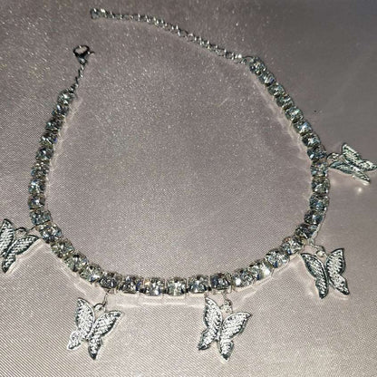 Butterfly Pendant Anklet