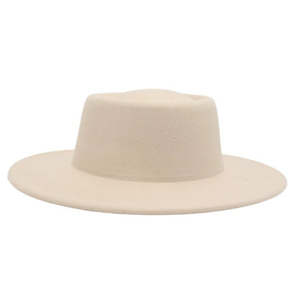 Sombrero Fedora retro de ala ancha de 8 cm