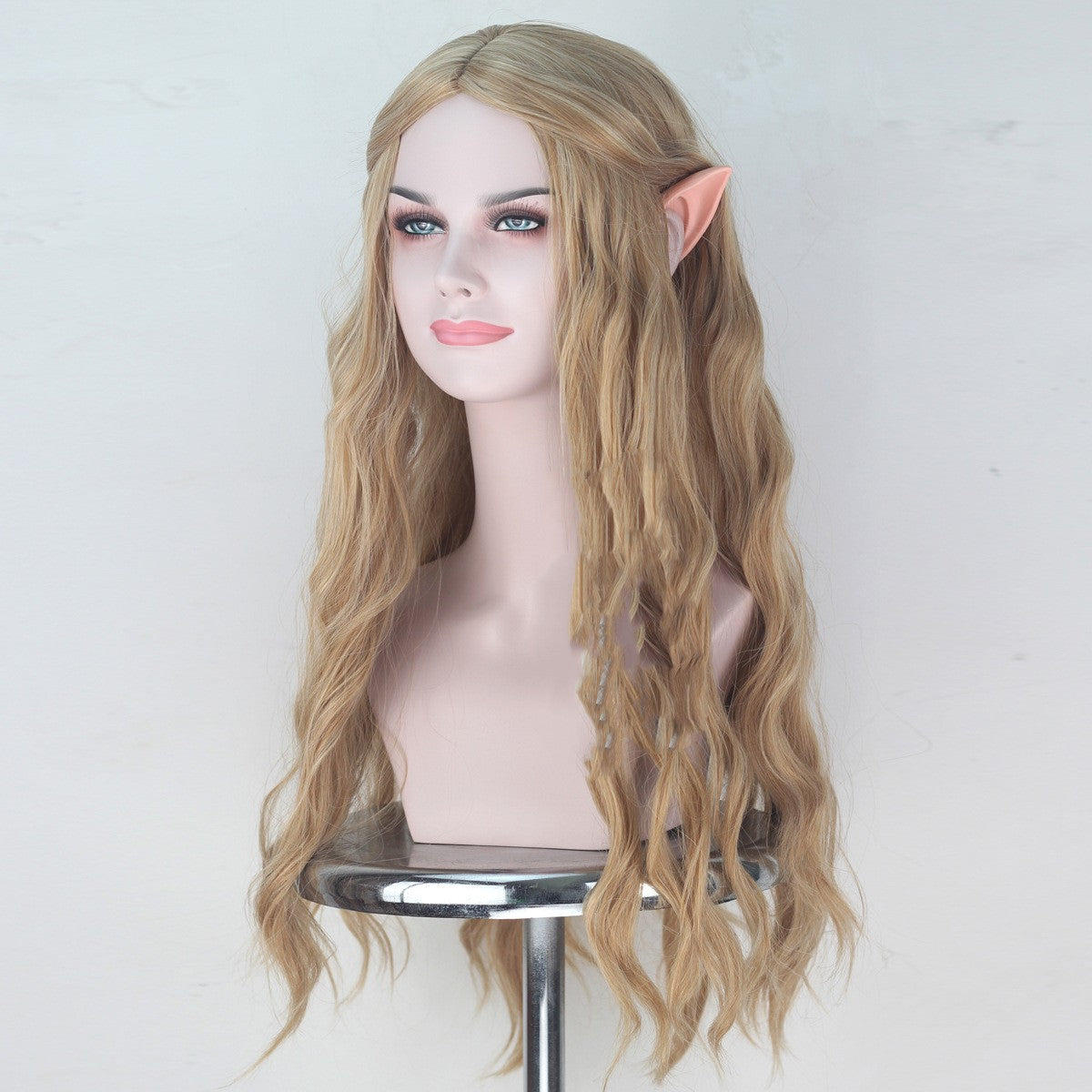 Hobbit Peluca Elf Queen Kellantril Con Orejas Cosplay Anime Pelucas