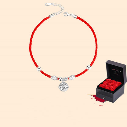 Niche Red Rope Anklet