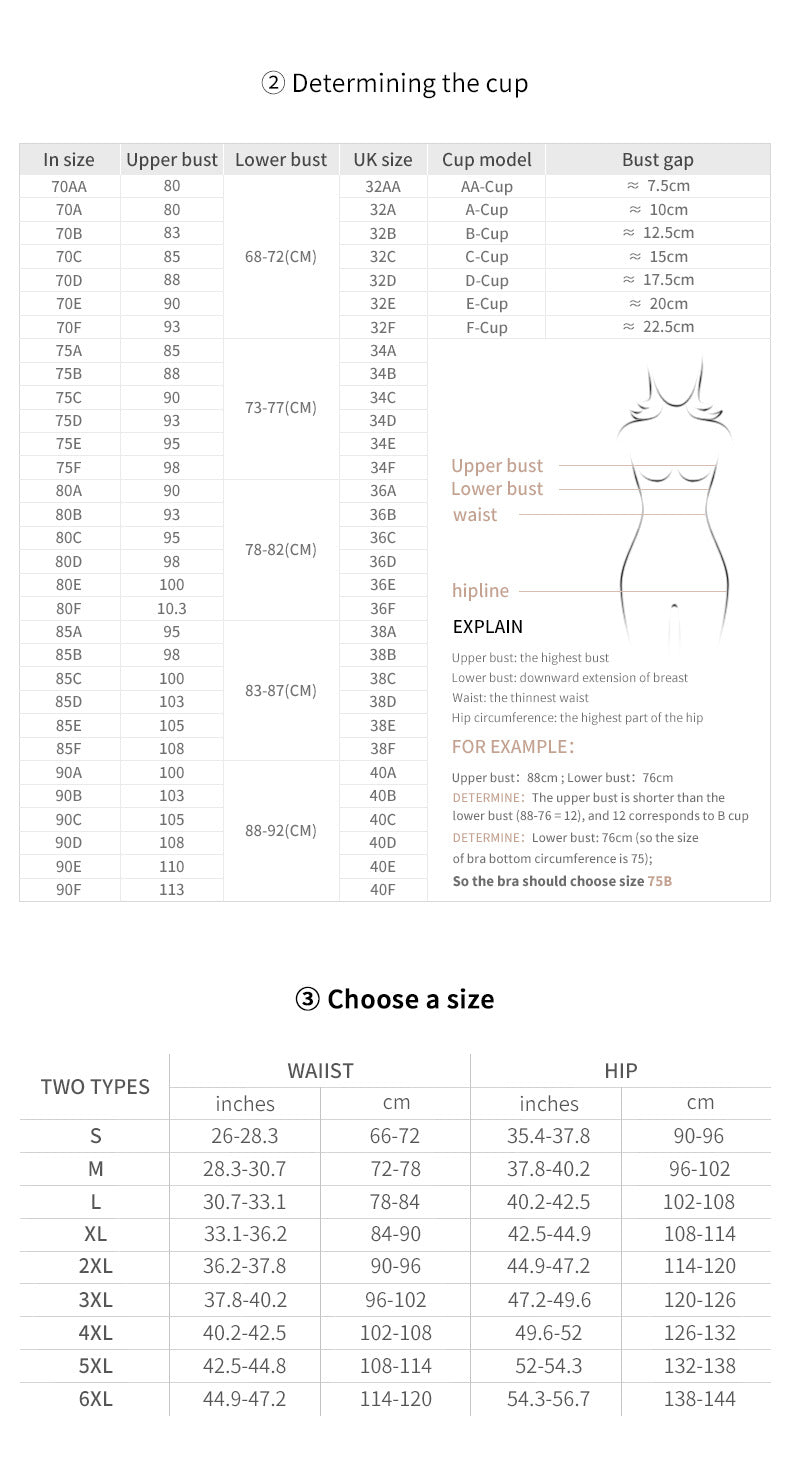 One-piece Waist And Hip Lift Tight Body Plus Size Shapewear