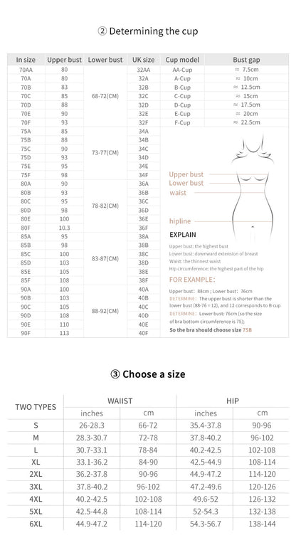 One-piece Waist And Hip Lift Tight Body Plus Size Shapewear