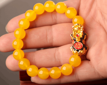 3D Gold Plated PiXiu Bracelet