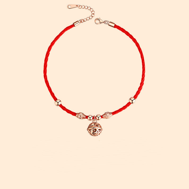 Niche Red Rope Anklet