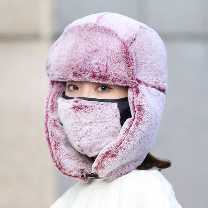 Máscara y sombrero a prueba de polvo de invierno