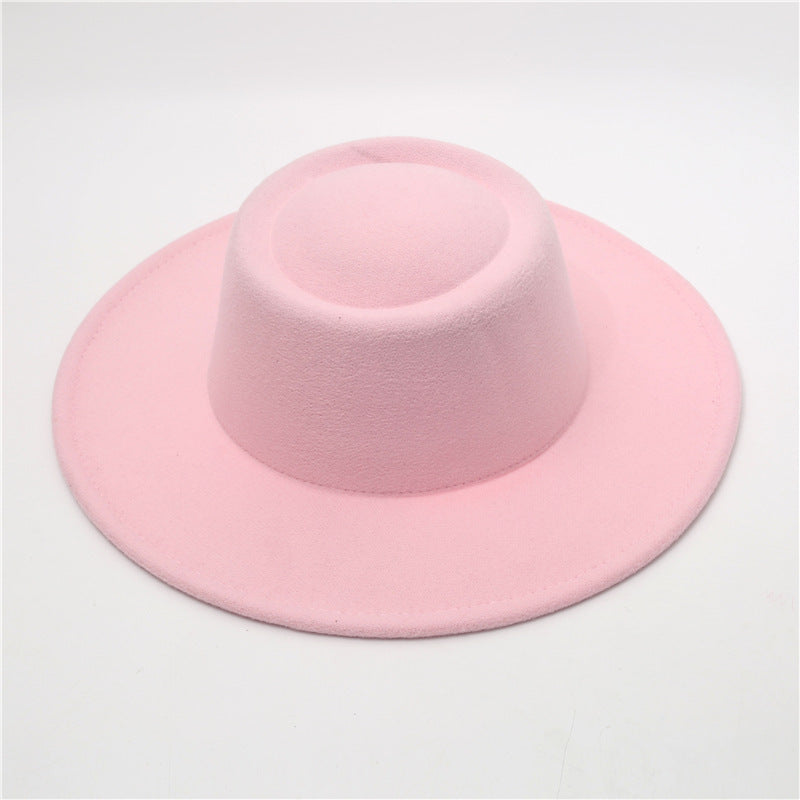 Sombrero Fedora retro de ala ancha de 8 cm