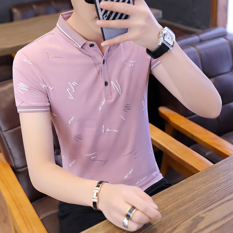 Men's thin polo shirt