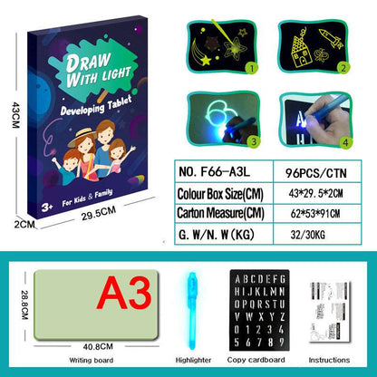 3D Educational  Sketchpad  8 Light Effects (Puzzle Board )